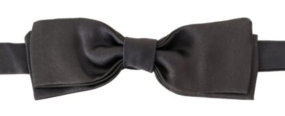 Dolce & Gabbana - Elegant Black Silk Bow Tie