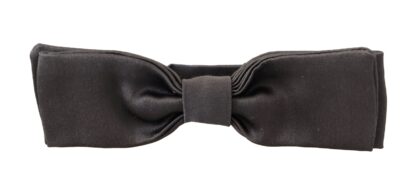 Dolce & Gabbana - Elegant Black Silk Bow Tie