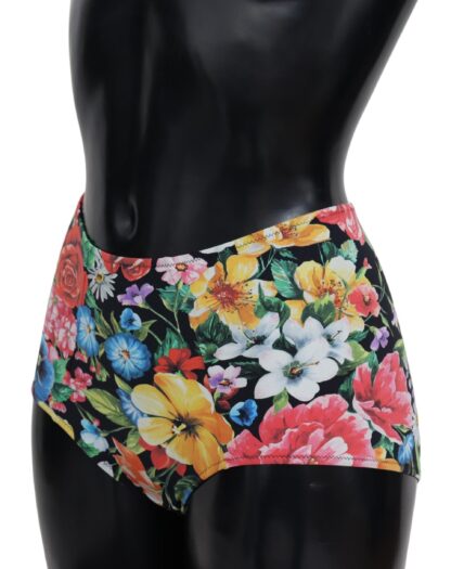 Dolce & Gabbana - Floral High Waist Bikini Bottom