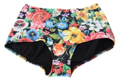 Dolce & Gabbana - Floral High Waist Bikini Bottom