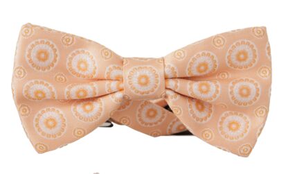 Dolce & Gabbana - Elegant Silk Orange Bow Tie