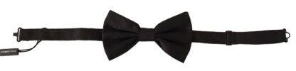 Dolce & Gabbana - Elegant Silk Black Bow Tie