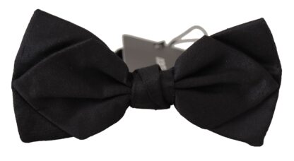 Dolce & Gabbana - Elegant Black Silk Bow Tie for Men