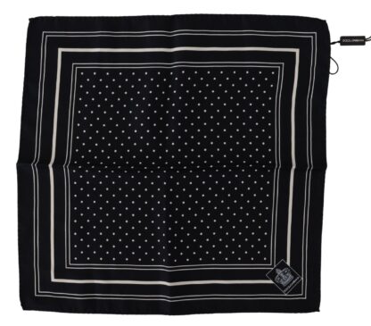 Dolce & Gabbana - Elegant Silk Dot Print Pocket Square