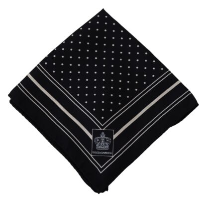 Dolce & Gabbana - Elegant Silk Dot Print Pocket Square