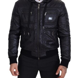 Dolce & Gabbana - Elegant Quilted Puffer Jacket in Black