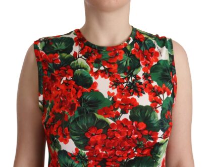 Dolce & Gabbana - Elegant Floral Sheath Long Dress