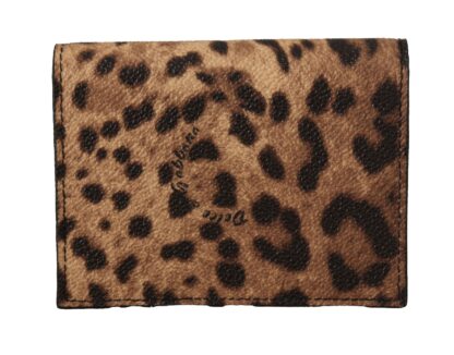 Dolce & Gabbana - Exquisite Leopard Pattern Bifold Wallet