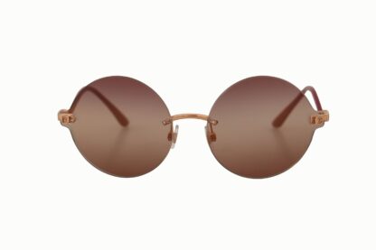 Dolce & Gabbana - Elegant Gold and Brown Designer Sunglasses