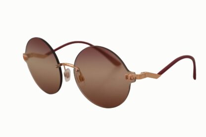 Dolce & Gabbana - Elegant Gold and Brown Designer Sunglasses