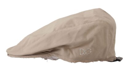 Dolce & Gabbana - Chic Beige Newsboy Cap