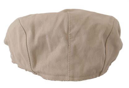 Dolce & Gabbana - Chic Beige Newsboy Cap