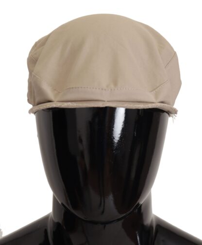 Dolce & Gabbana - Chic Beige Newsboy Cap