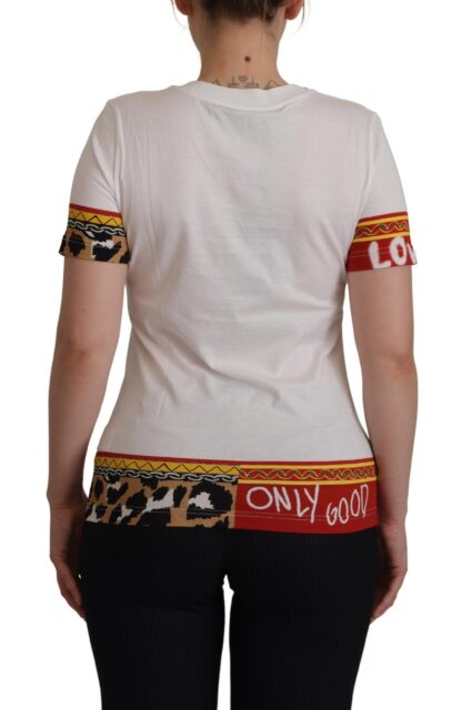 Dolce & Gabbana - Elegant Patchwork Print Cotton Tee