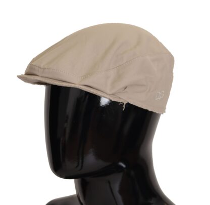 Dolce & Gabbana - Chic Beige Newsboy Cap