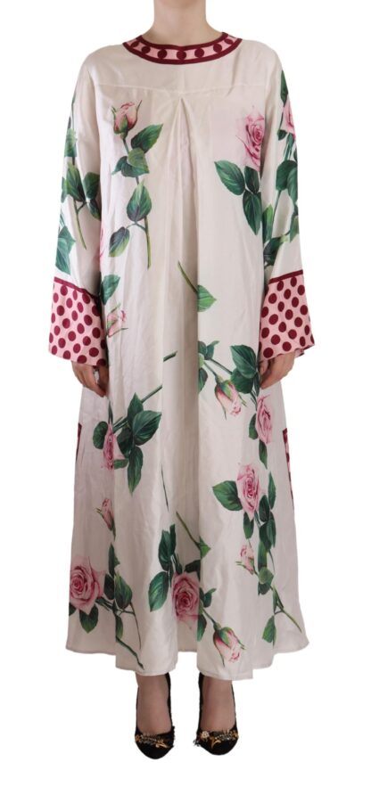 Dolce & Gabbana - Floral Silk Kaftan Dress - Blossom Enchantment