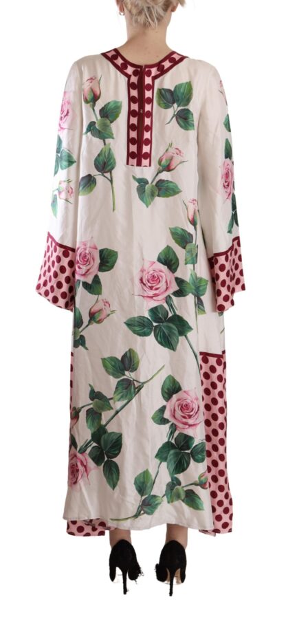 Dolce & Gabbana - Floral Silk Kaftan Dress - Blossom Enchantment