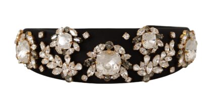 Dolce & Gabbana - Elegant Crystal Silk Headband Diadem