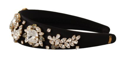 Dolce & Gabbana - Elegant Crystal Silk Headband Diadem