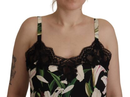 Dolce & Gabbana - Elegant Lace Trim Silk Blend Camisole