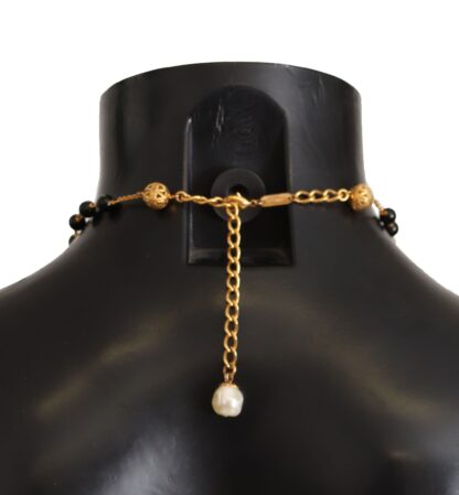 Dolce & Gabbana - Elegant Charm Cross Necklace in Gold Tone