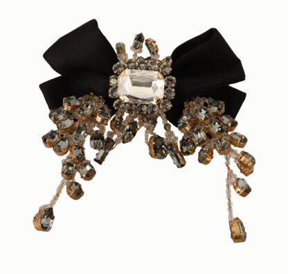 Dolce & Gabbana - Elegant Crystal-Embellished Silk Hairband