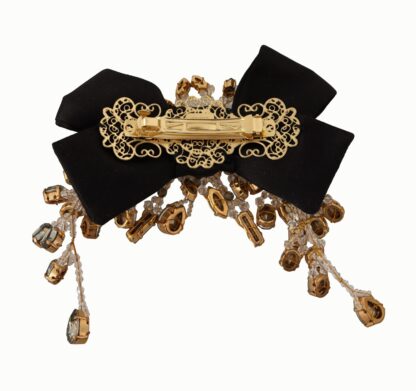 Dolce & Gabbana - Elegant Crystal-Embellished Silk Hairband