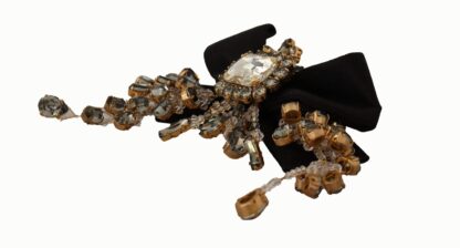 Dolce & Gabbana - Elegant Crystal-Embellished Silk Hairband