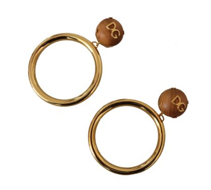 Dolce & Gabbana - Elegance Dangling Hoop Clip-on Earrings