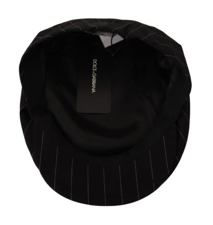 Dolce & Gabbana - Elegant Striped Newsboy Hat