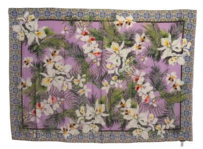 Dolce & Gabbana - Elegant Multicolor Floral Cashmere Scarf