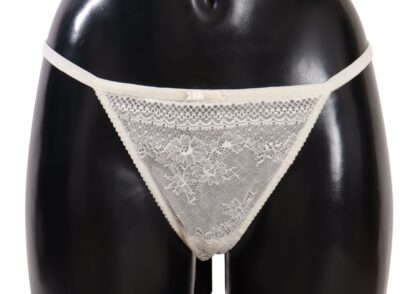 Dolce & Gabbana - Elegant White Logo Panty