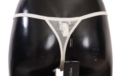 Dolce & Gabbana - Elegant White Logo Panty