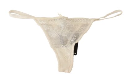 Dolce & Gabbana - Elegant White Logo Panty