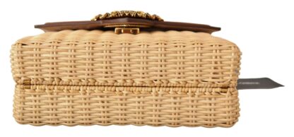 Dolce & Gabbana - Elegant Beige Devotion Shoulder Bag