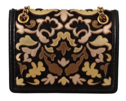 Dolce & Gabbana - Chic Devotion Gold & Black Shoulder Bag