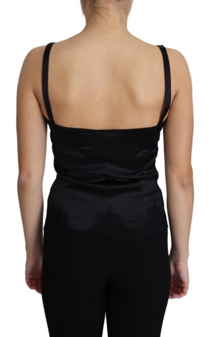 Dolce & Gabbana - Silk-Blend Satin Lace-Trimmed Camisole