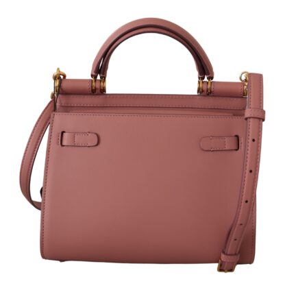 Dolce & Gabbana - Pink Leather Medium Shoulder SICILY  Bag