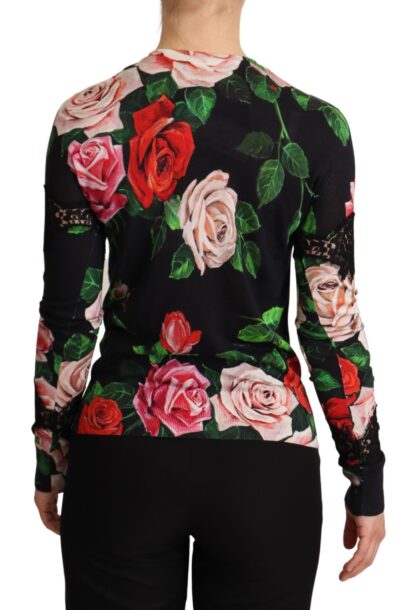 Dolce & Gabbana - Elegant Floral Silk Blend Cardigan