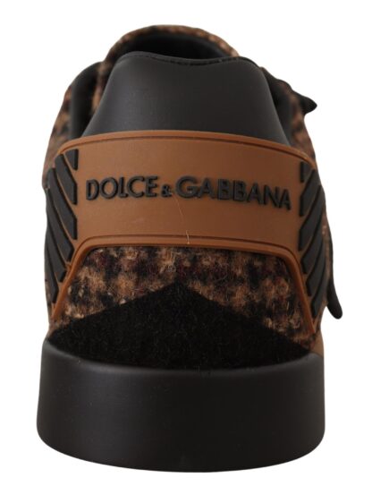 Dolce & Gabbana - Chic Wool Blend Low Top Sneakers