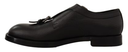 Dolce & Gabbana - Elegant Black Monk Strap Dress Shoes