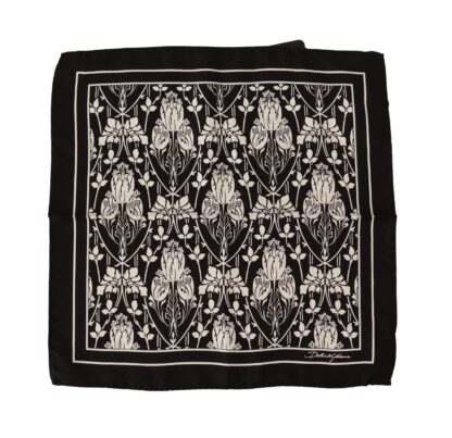 Dolce & Gabbana - Elegant Floral Silk Pocket Square