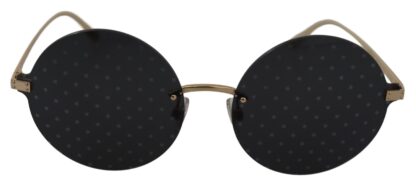 Dolce & Gabbana - Elegant Black Dotted Lens Sunglasses