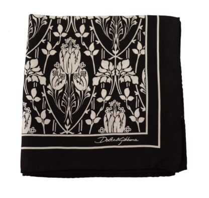 Dolce & Gabbana - Elegant Floral Silk Pocket Square