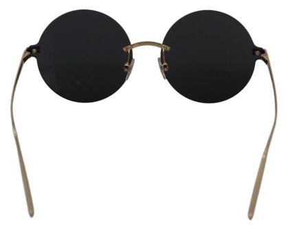 Dolce & Gabbana - Elegant Black Dotted Lens Sunglasses