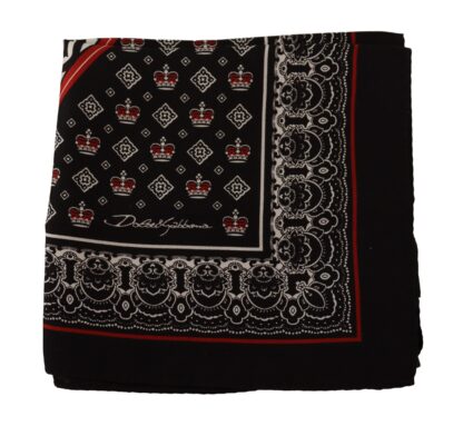 Dolce & Gabbana - Elegant Silk Twill Bandana Scarf