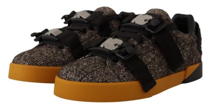 Dolce & Gabbana - Elegant Wool-Cotton Blend Casual Sneakers