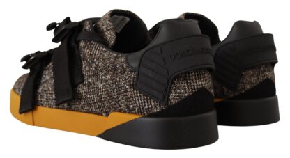 Dolce & Gabbana - Elegant Wool-Cotton Blend Casual Sneakers