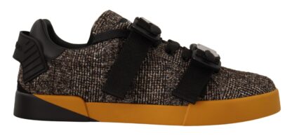 Dolce & Gabbana - Elegant Wool-Cotton Blend Casual Sneakers