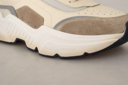 Dolce & Gabbana - Daymaster Casual Beige Leather Sneakers